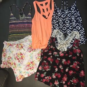 5 Tops Forever21 Rue21 comfy blouses